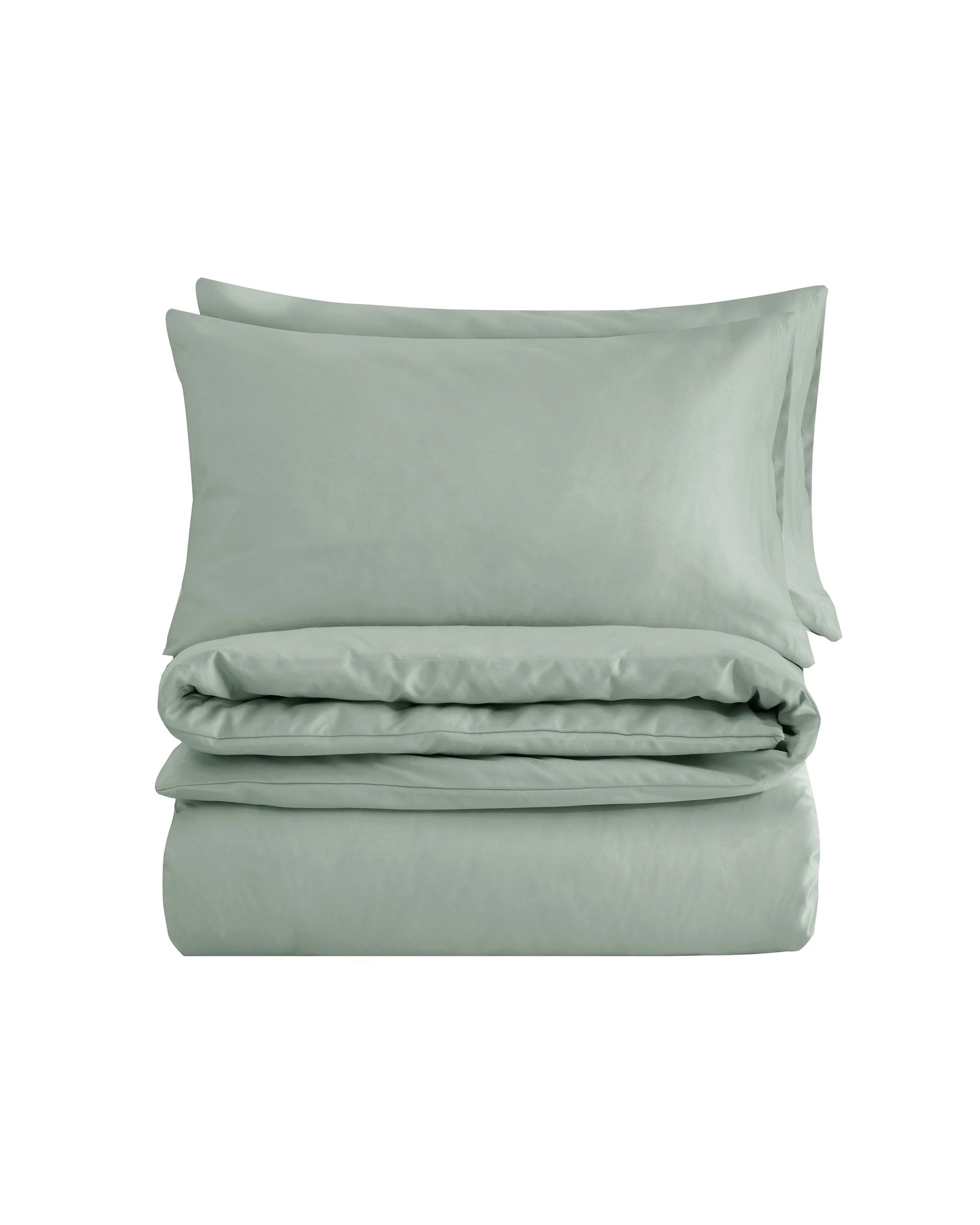 6 Dreamaker 1500TC Cotton Rich Sateen Quilt Cover Set - Double Bed - Sage, 6 of 7