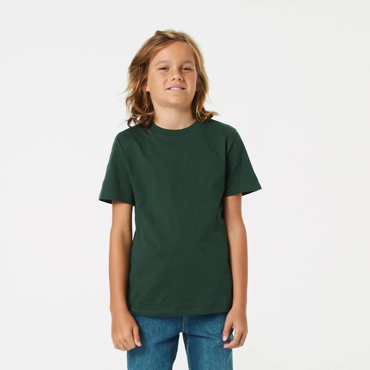 1 Short Sleeve Plain T-shirt SYCAMORE, 1 of 8