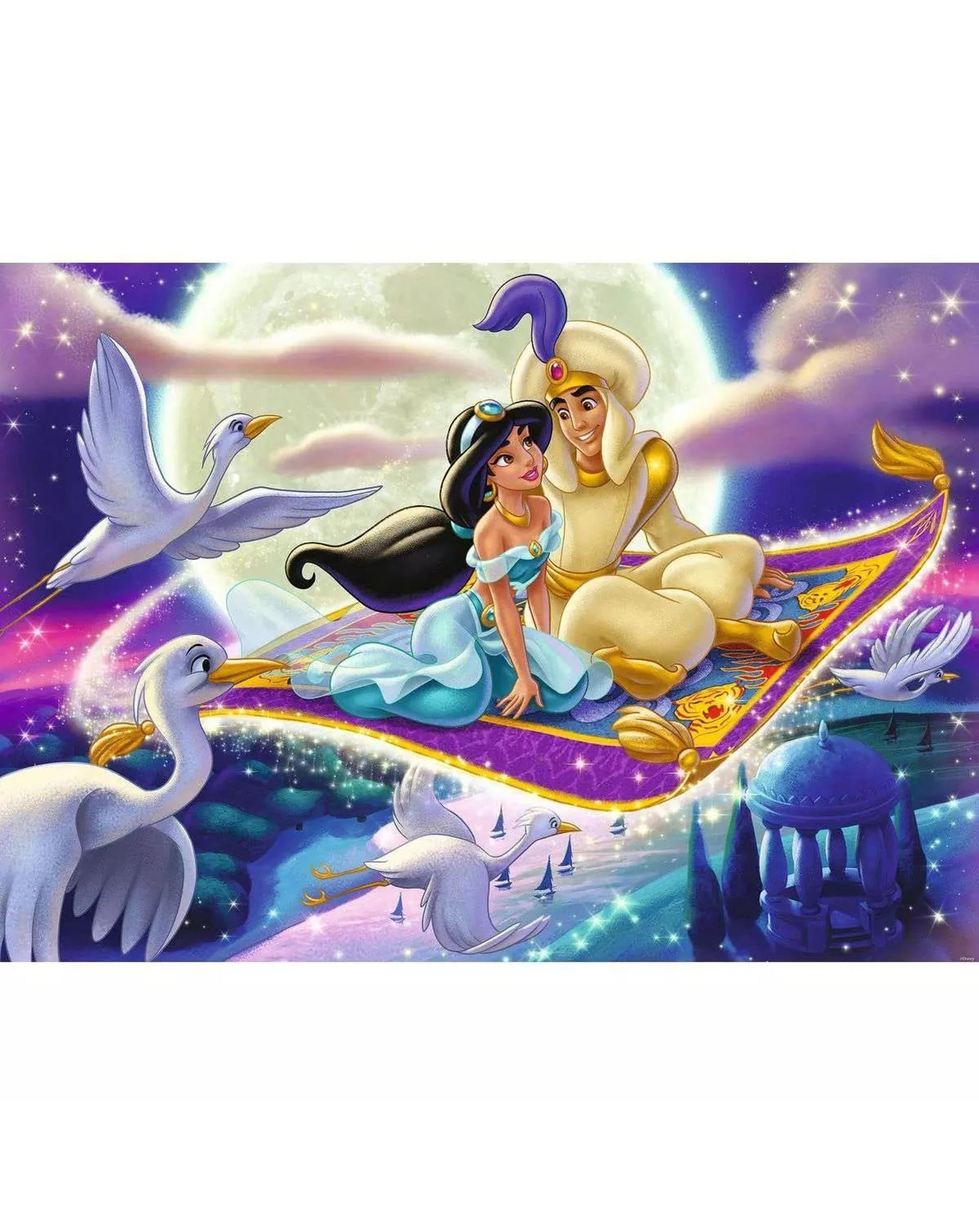 2 Ravensbuger Disney Moments Aladdin - 1992 -  1000 Piece Puzzle, 2 of 5