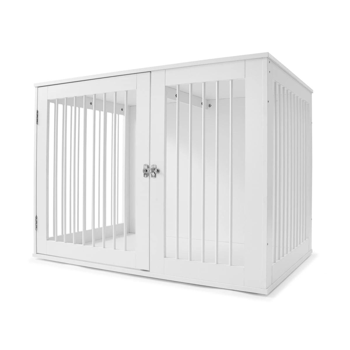 3 Pet Crate Wooden - Extra Large, White, 3 of 9