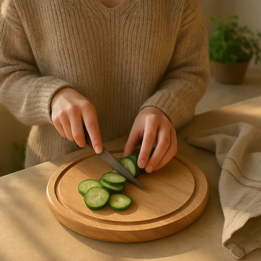 3 Argon Tableware Round Wooden Chopping Board - 30cm - Brown, 3 of 8