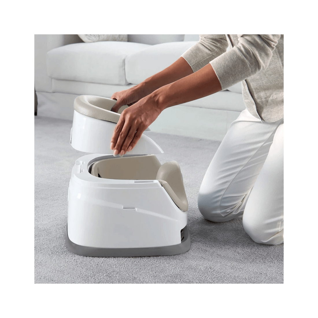 7 Ingenuity 2 In 1 Baby Feeding  Booster Chair Seat - Cashmere
 - Natural, 7 of 10