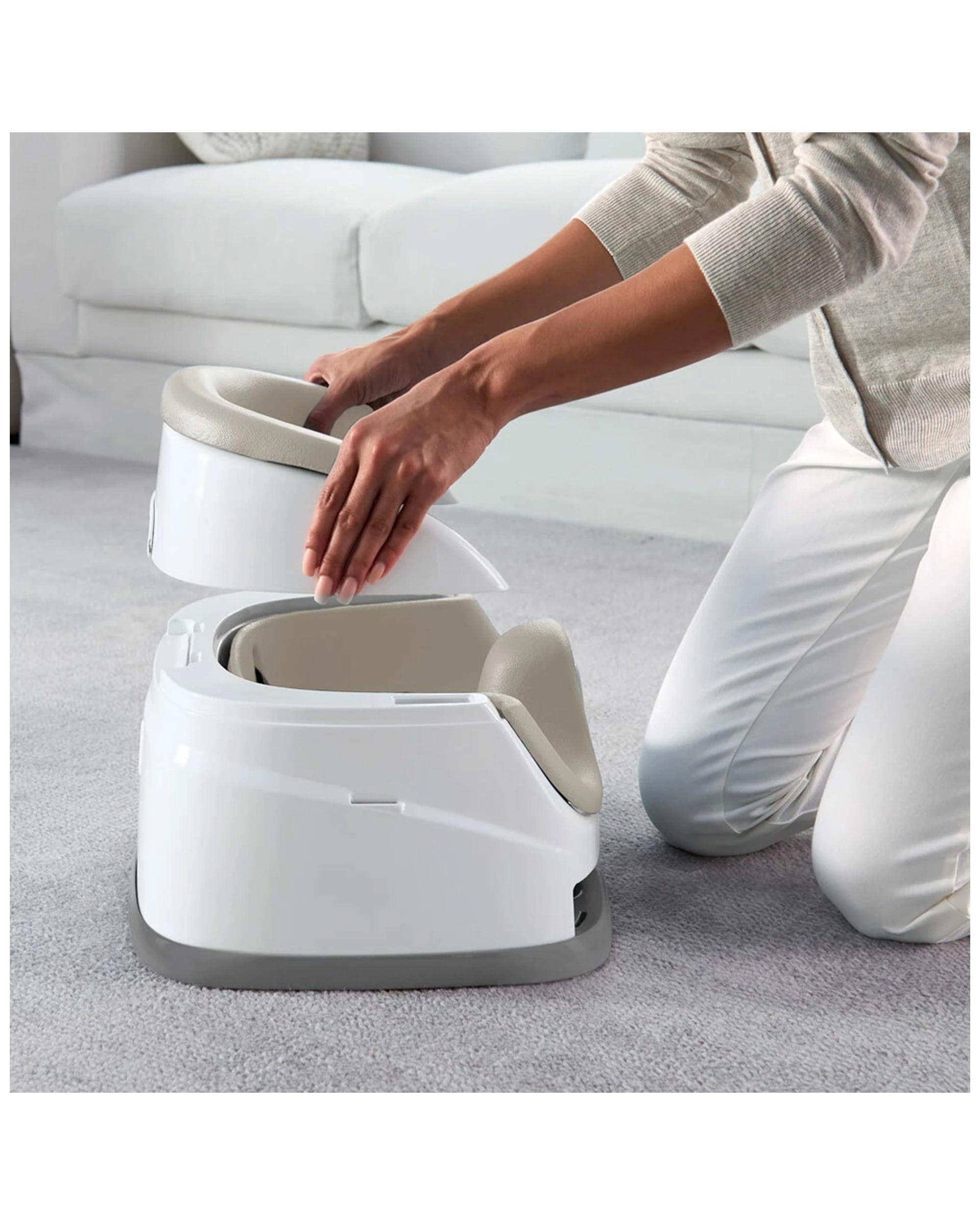 7 Ingenuity 2 In 1 Baby Feeding  Booster Chair Seat - Cashmere
 - Natural, 7 of 10