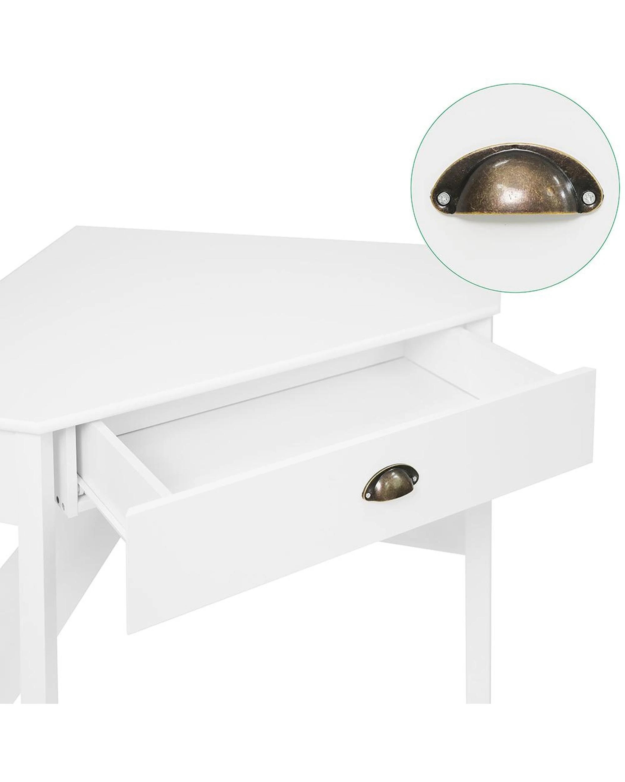 6 Ronan Corner Desk White, 6 of 10
