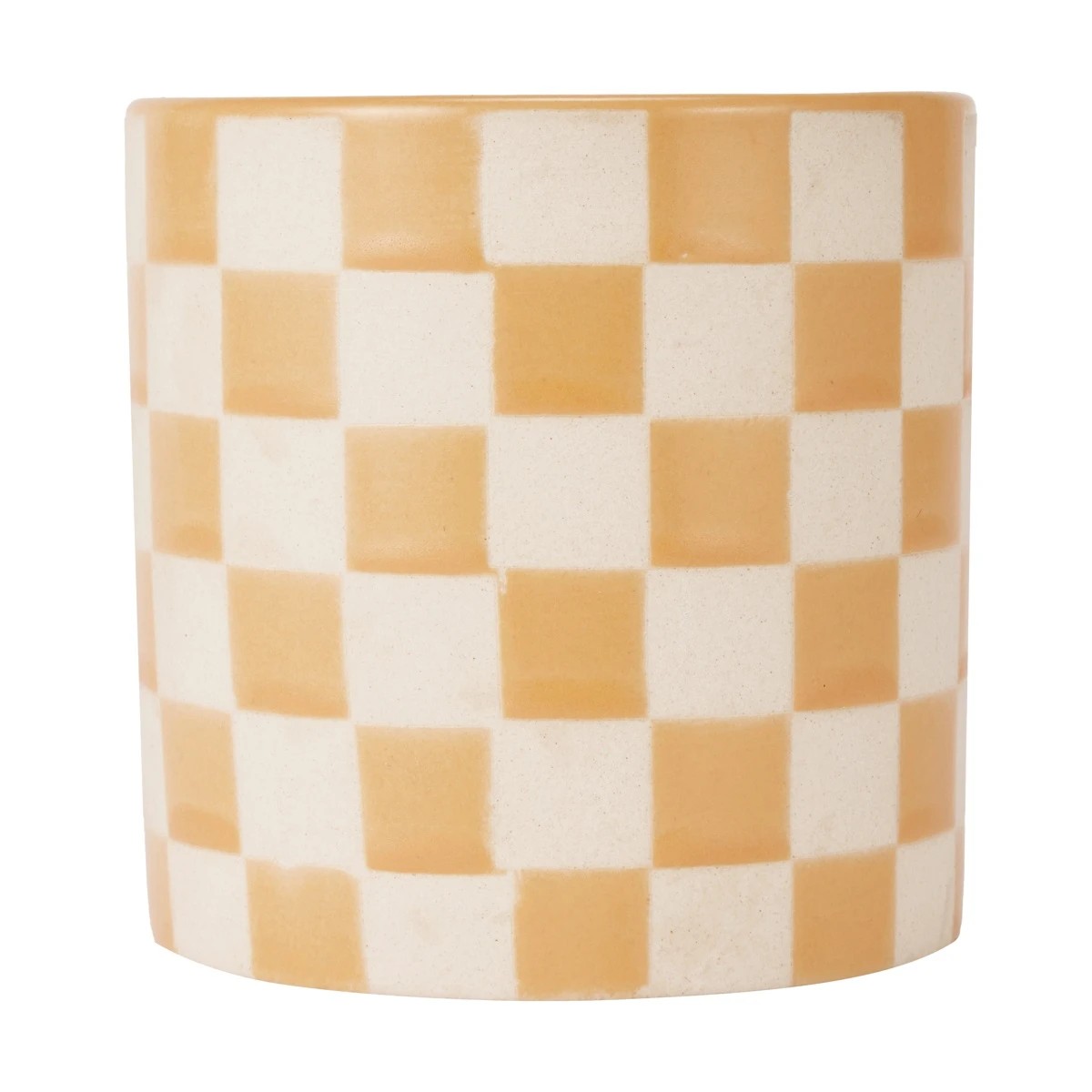 3 Fresh Pear and Freesia Check Ceramic Fragrant Candle, 3 of 10