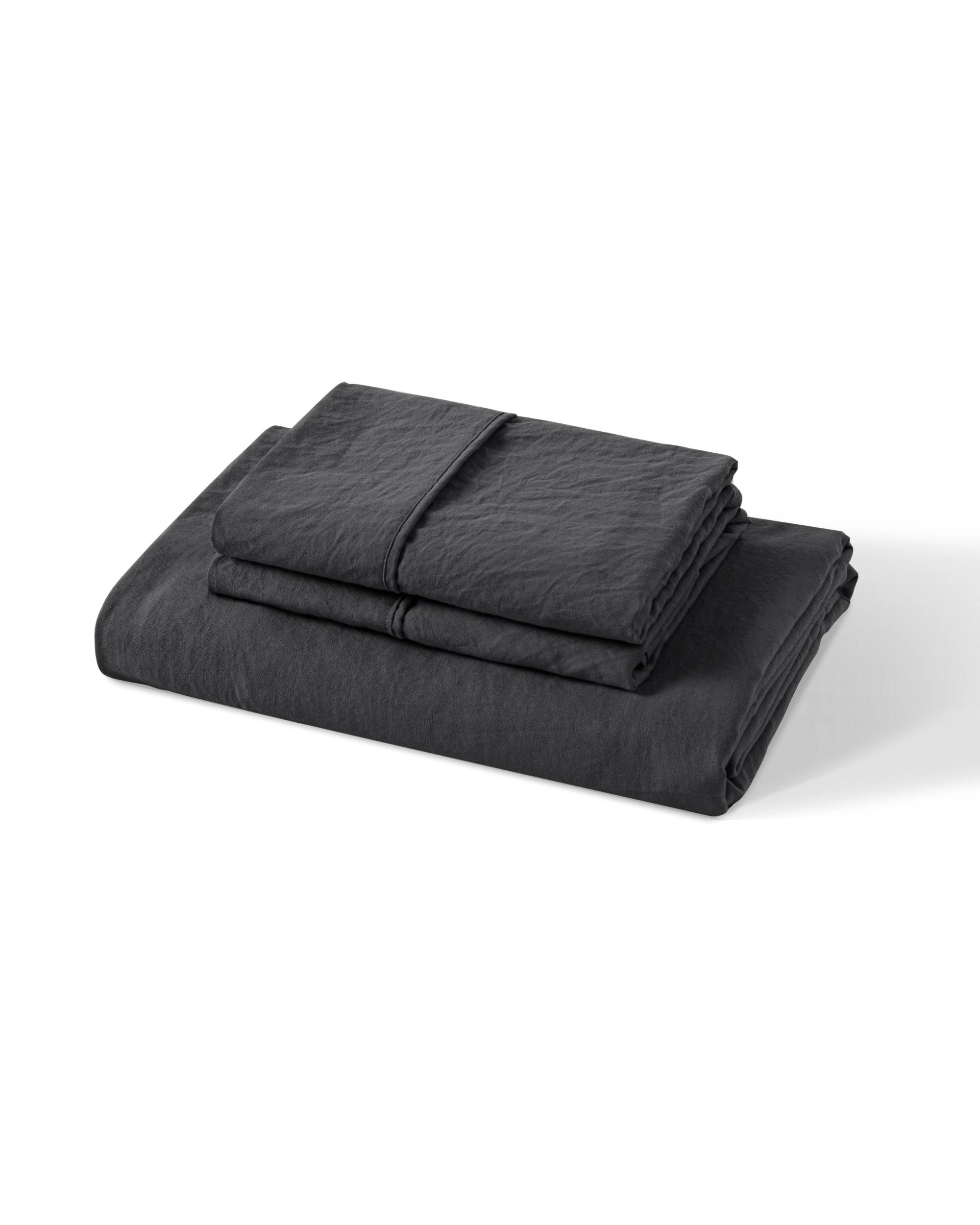 8 Dreamaker Superfine Washed Microfibre Combo Fitted Sheet Set - Double Bed - Black, 8 of 8
