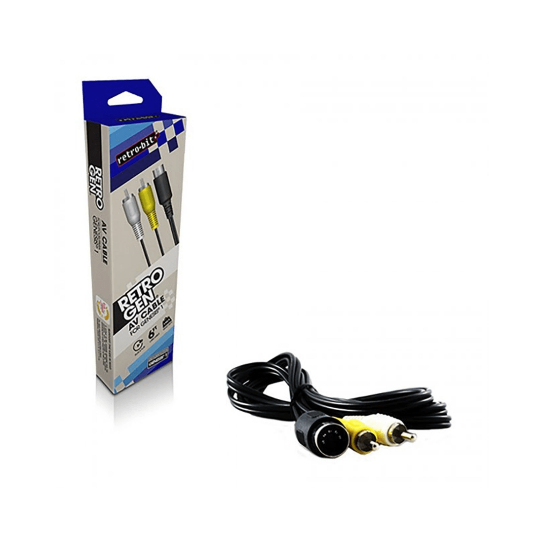 1 Retro-bit Retro Gen AV Cable for Sega Mega Drive, 1 of 1