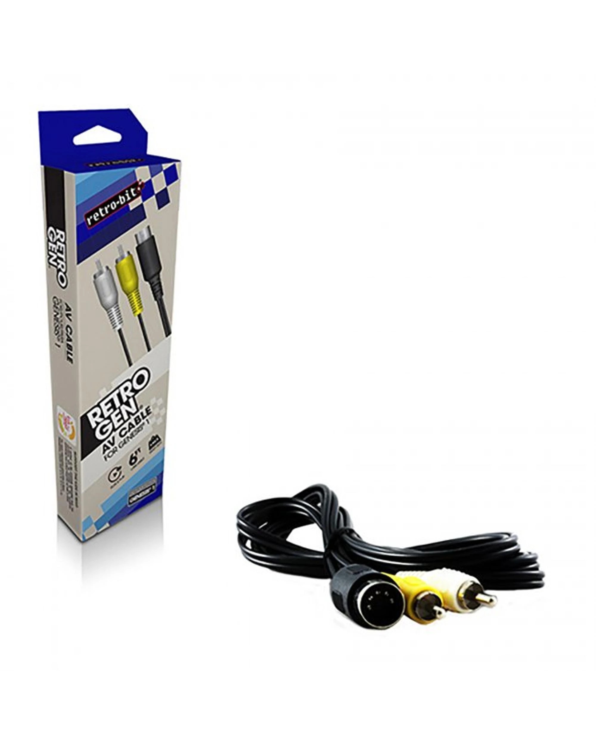 1 Retro-bit Retro Gen AV Cable for Sega Mega Drive, 1 of 1