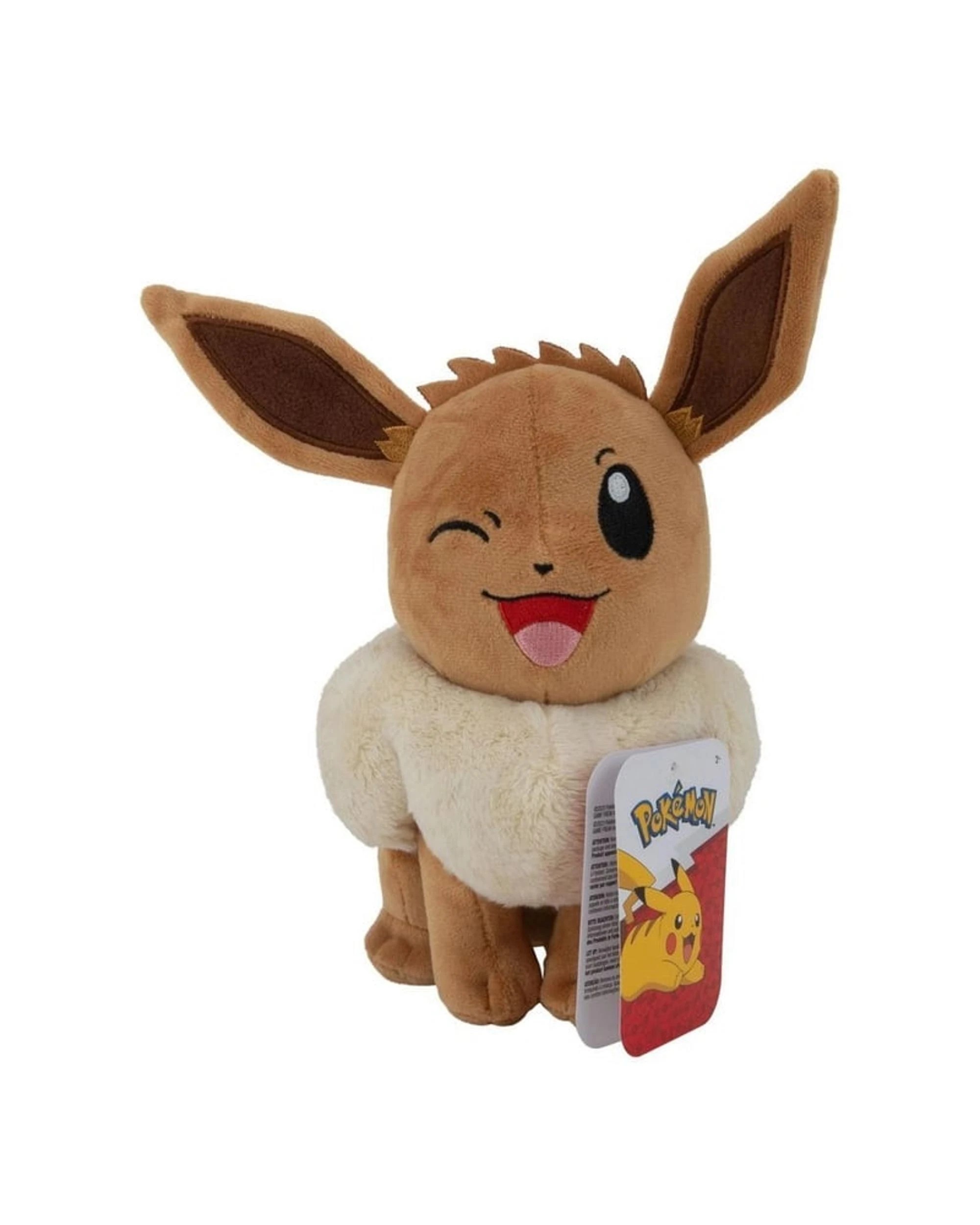 5 Pokemon 8 inch Eevee Winking Plush, 5 of 5