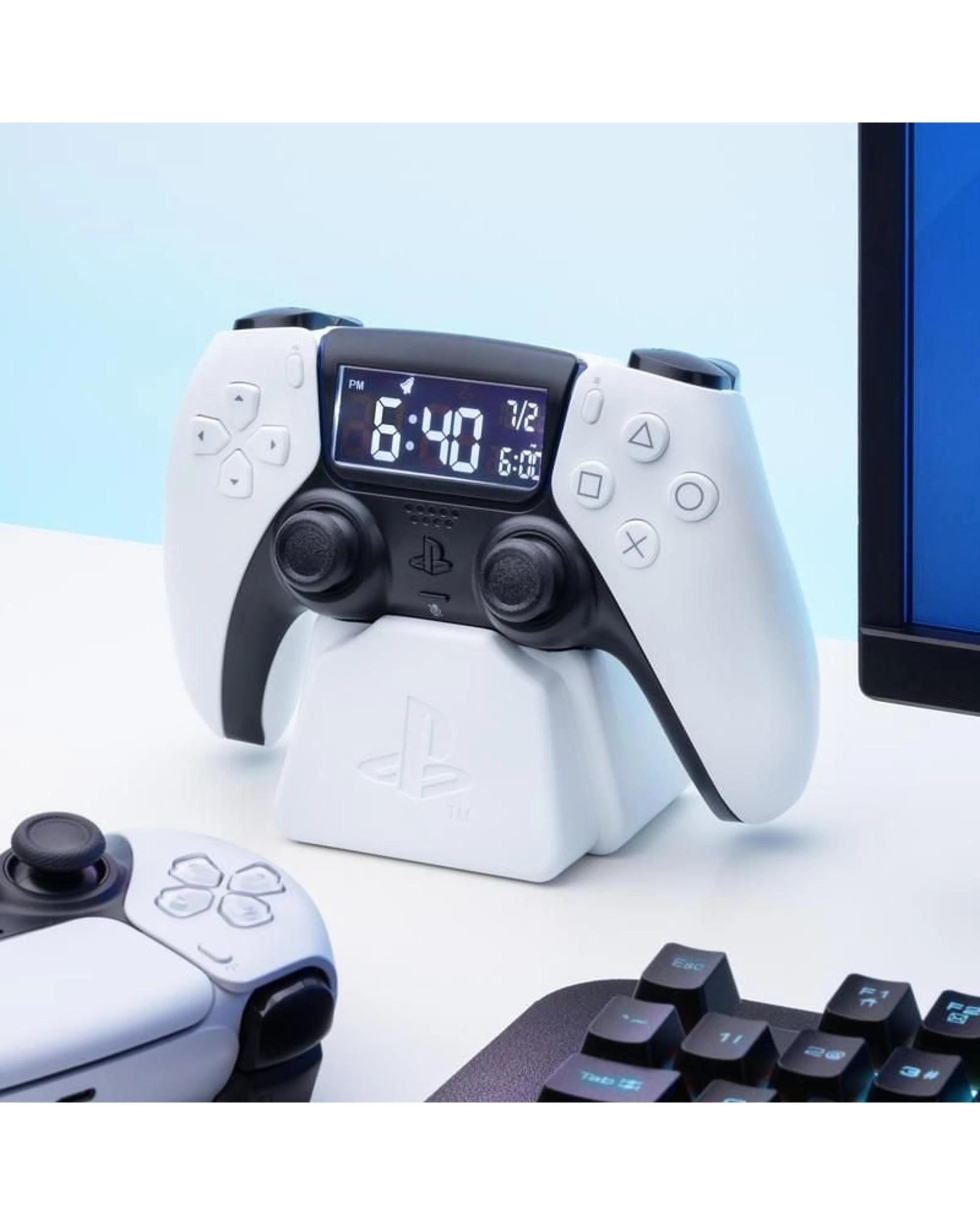 2 PlayStation PS5 Controller Digital Alarm Clock, 2 of 6
