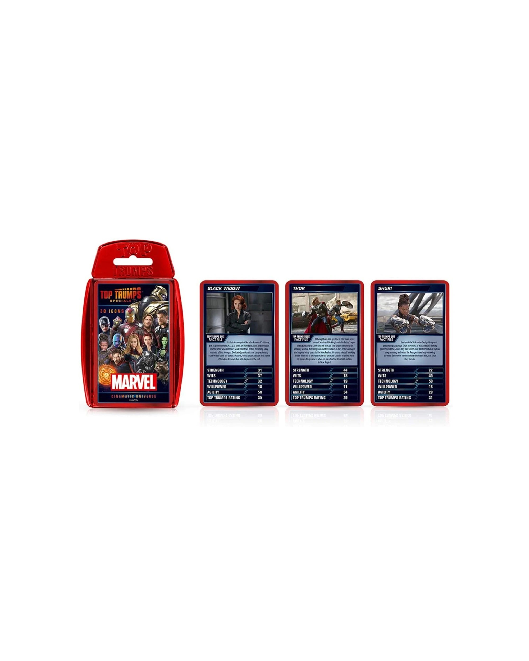2 Top Trumps Marvel Cinematic Universe Playing Card Game Collection - Multi, 2 of 3