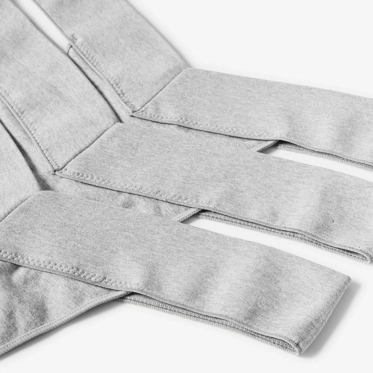 2 3 Pack V-Front Seamfree G-string Briefs GREY MARLE PACK, 2 of 5