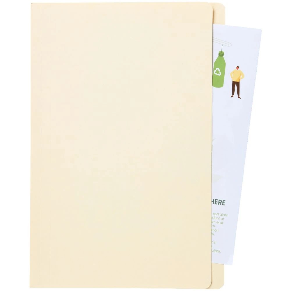 3 J.Burrows Manila Folder Foolscap Buff 10 Pack, 3 of 4