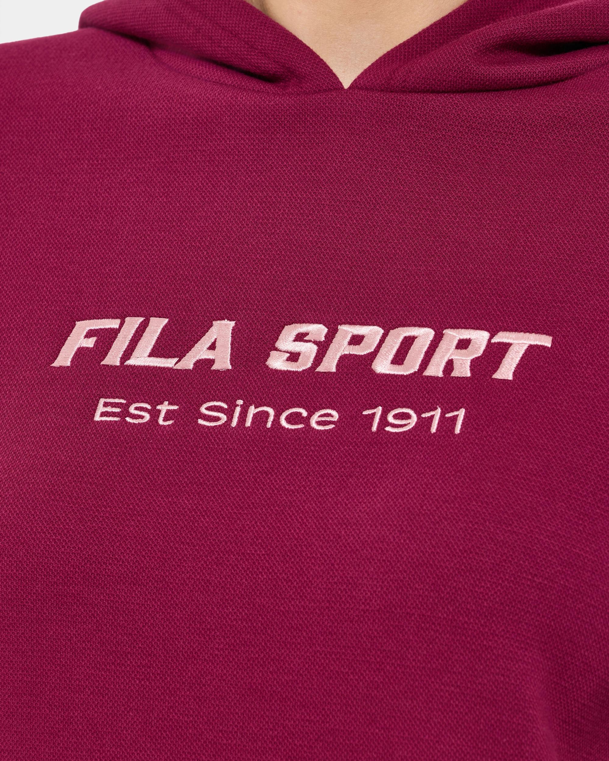 5 Fila Dara Hoodie WINE, 5 of 6