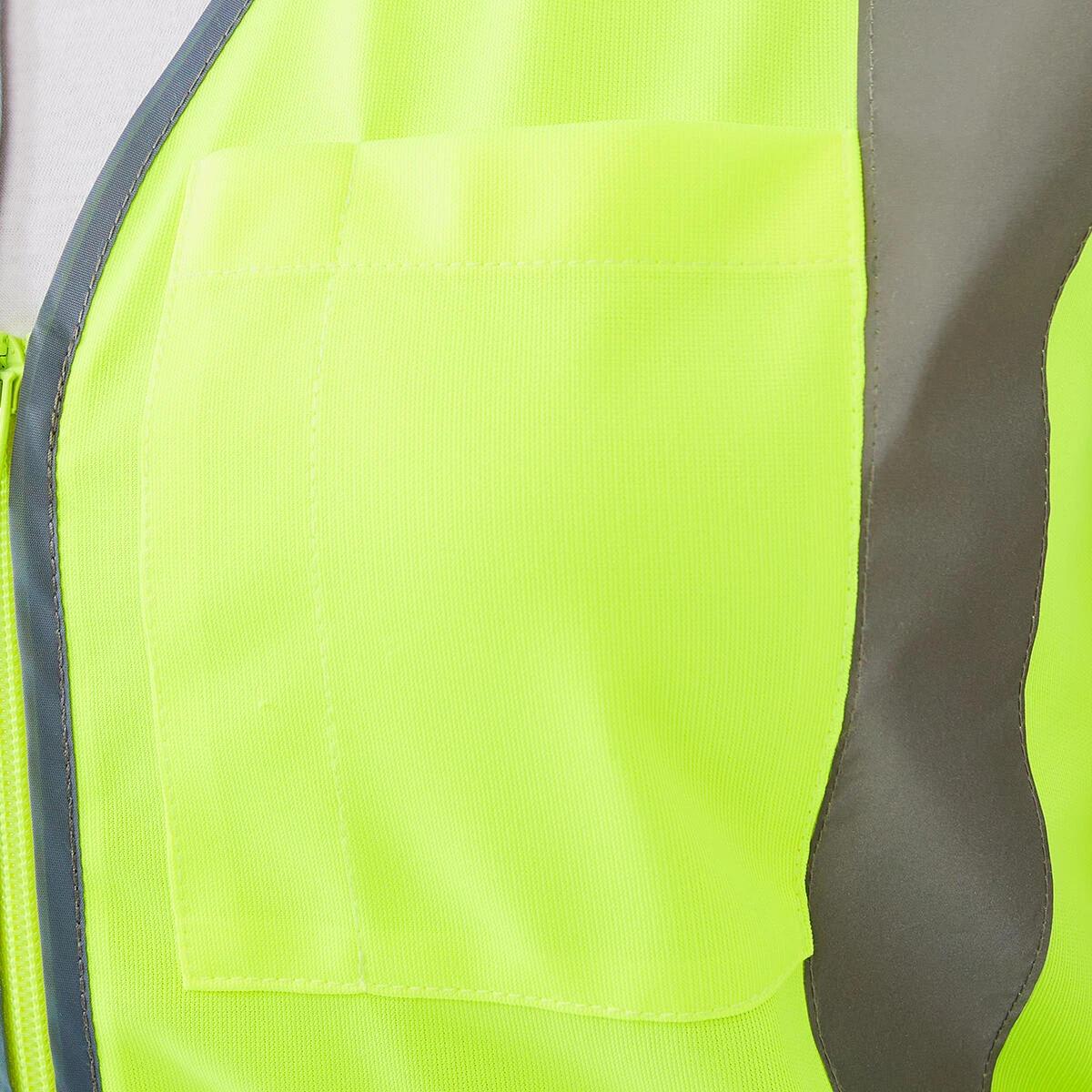 10 Workwear Hi-Visibility Vest FLURO YELLOW, 10 of 10