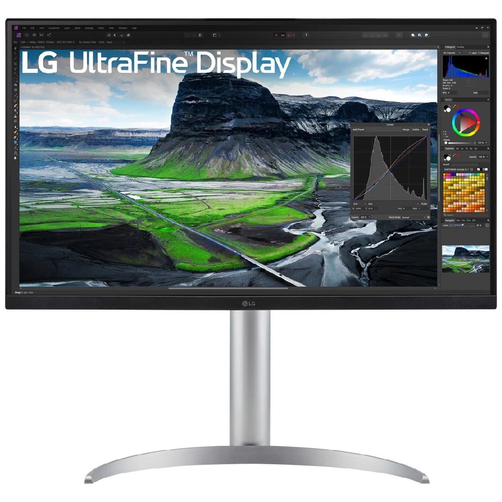1 LG UltraFine 27" 4K 60Hz IPS USB-C 90W PD Monitor 27UQ850V, 1 of 10