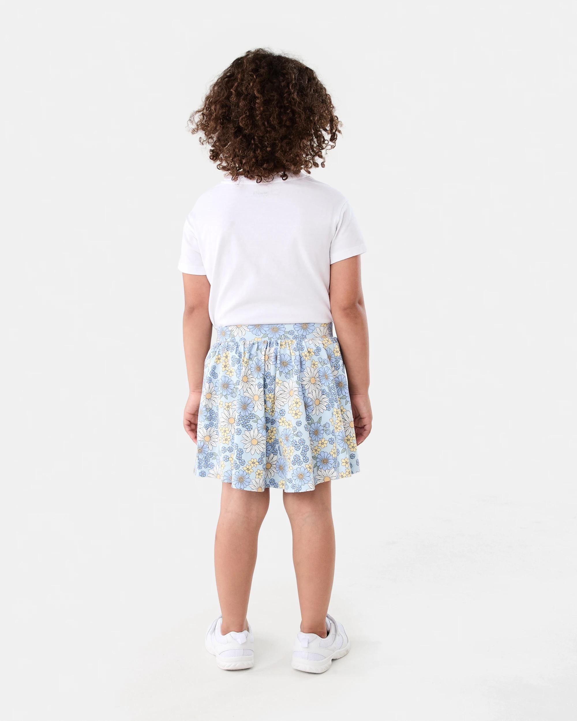 7 Printed Skort Blu Floral, 7 of 7
