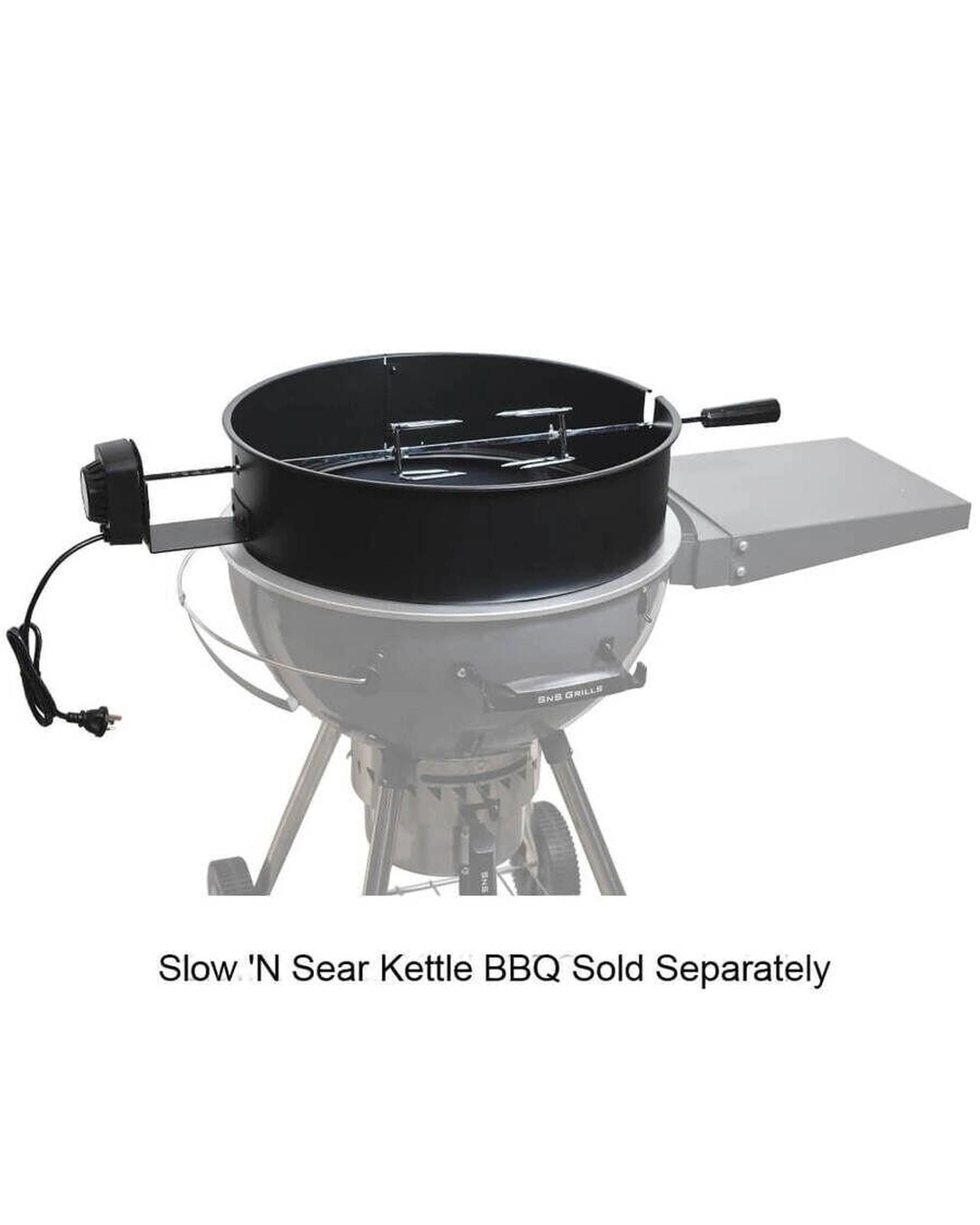7 Flaming Coals 57cm Kettle Rotisserie Kit, 7 of 10