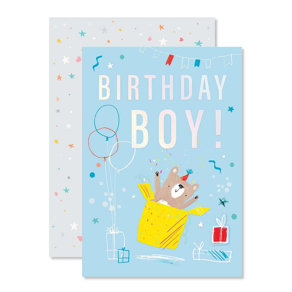 1 Hallmark Birthday Card - Bear Present, 1 of 3