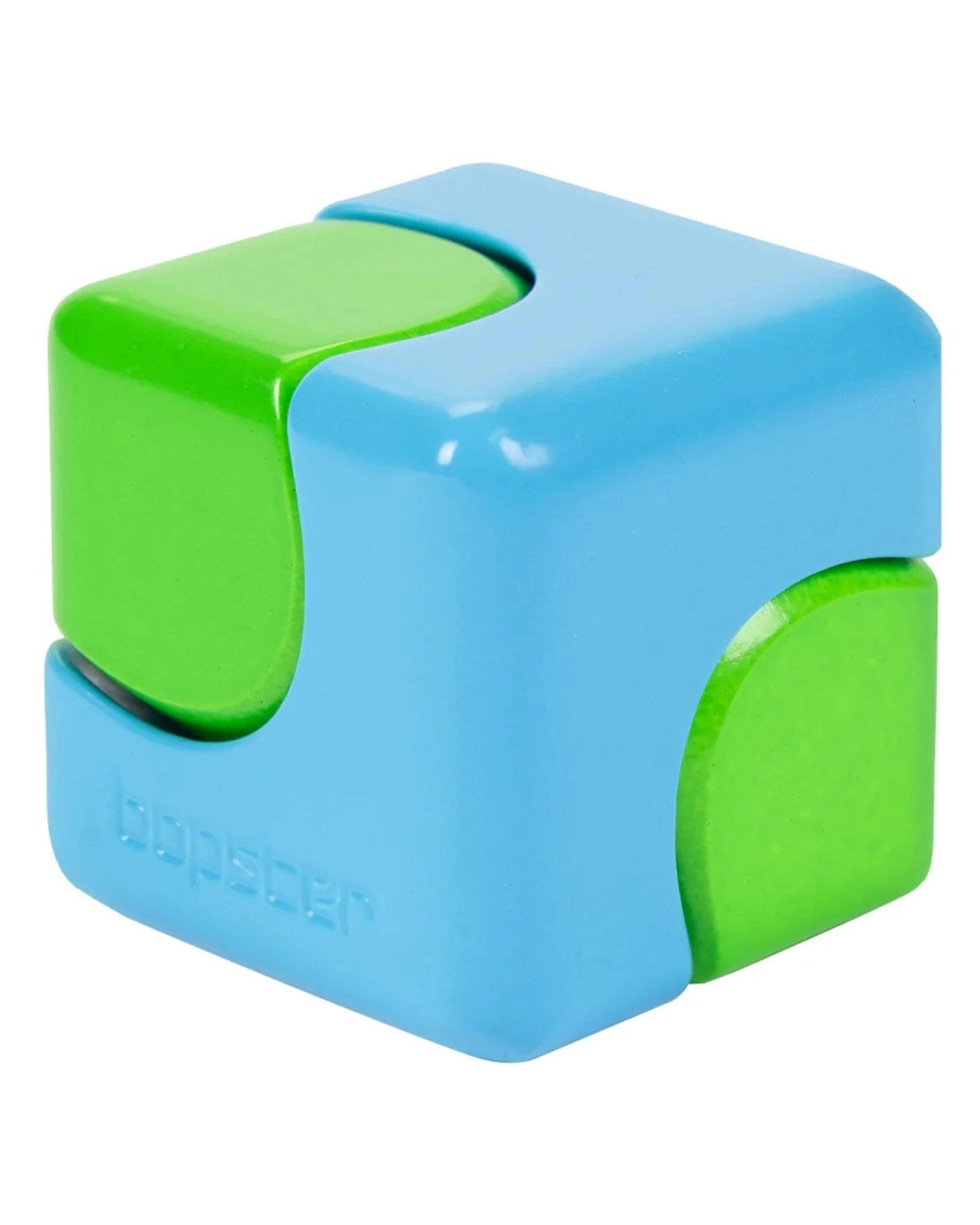 2 Bopster Neon Fidget Cube Spinner - Neon Blue - Blue, 2 of 3