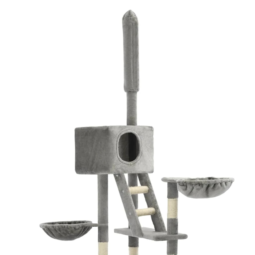 4 Vidaxl Cat Tree With Sisal Scratching Posts 230- - Grey, 4 of 6