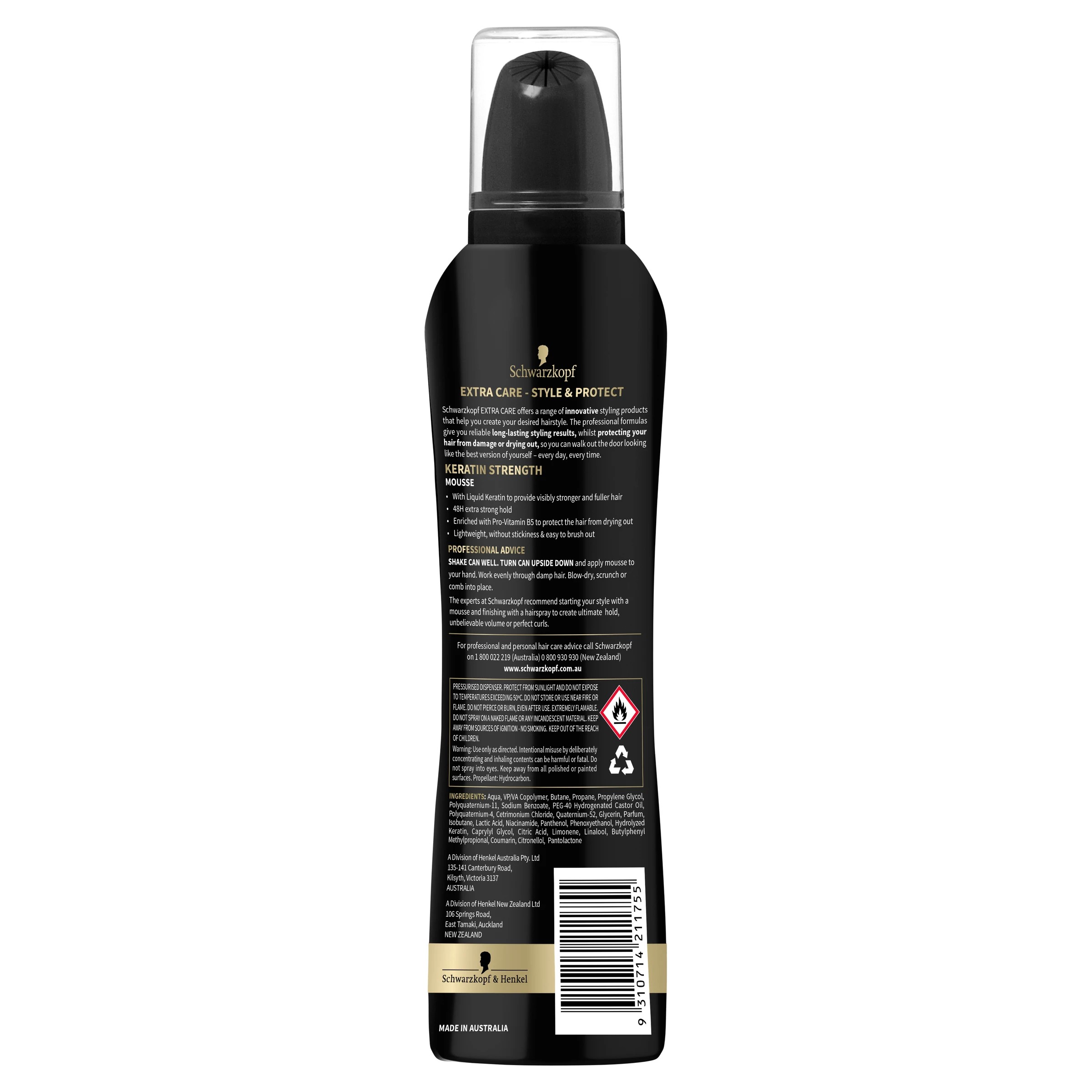 2 Schwarzkopf Extra Care Ultimate Keratin Mousse 150g, 2 of 2