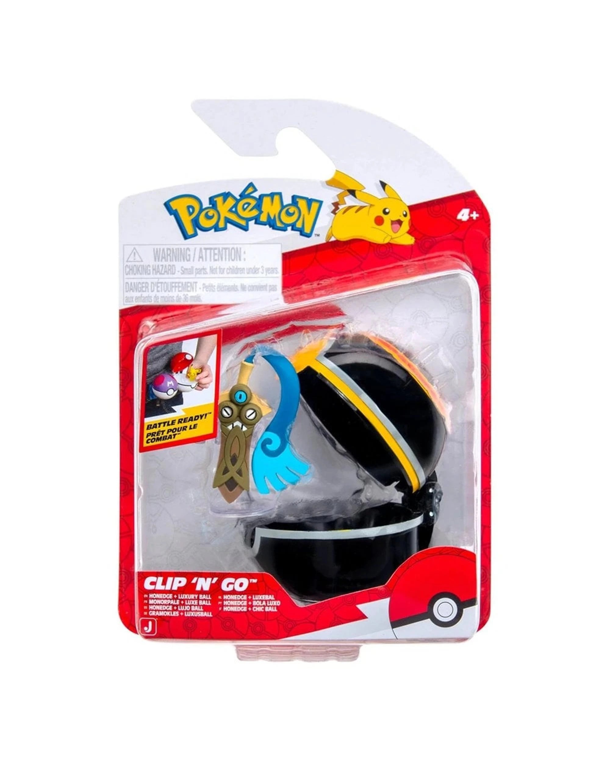 1 Pokemon Clip 'N' Go Honedge + Luxury Ball, 1 of 3