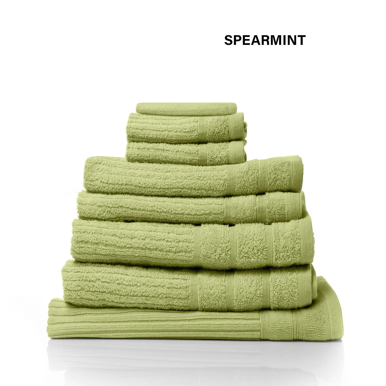 5 Royal Comfort Eden Cotton 600GSM 100% Cotton Luxury Bath Towels Set 8 Piece - Green, 5 of 6