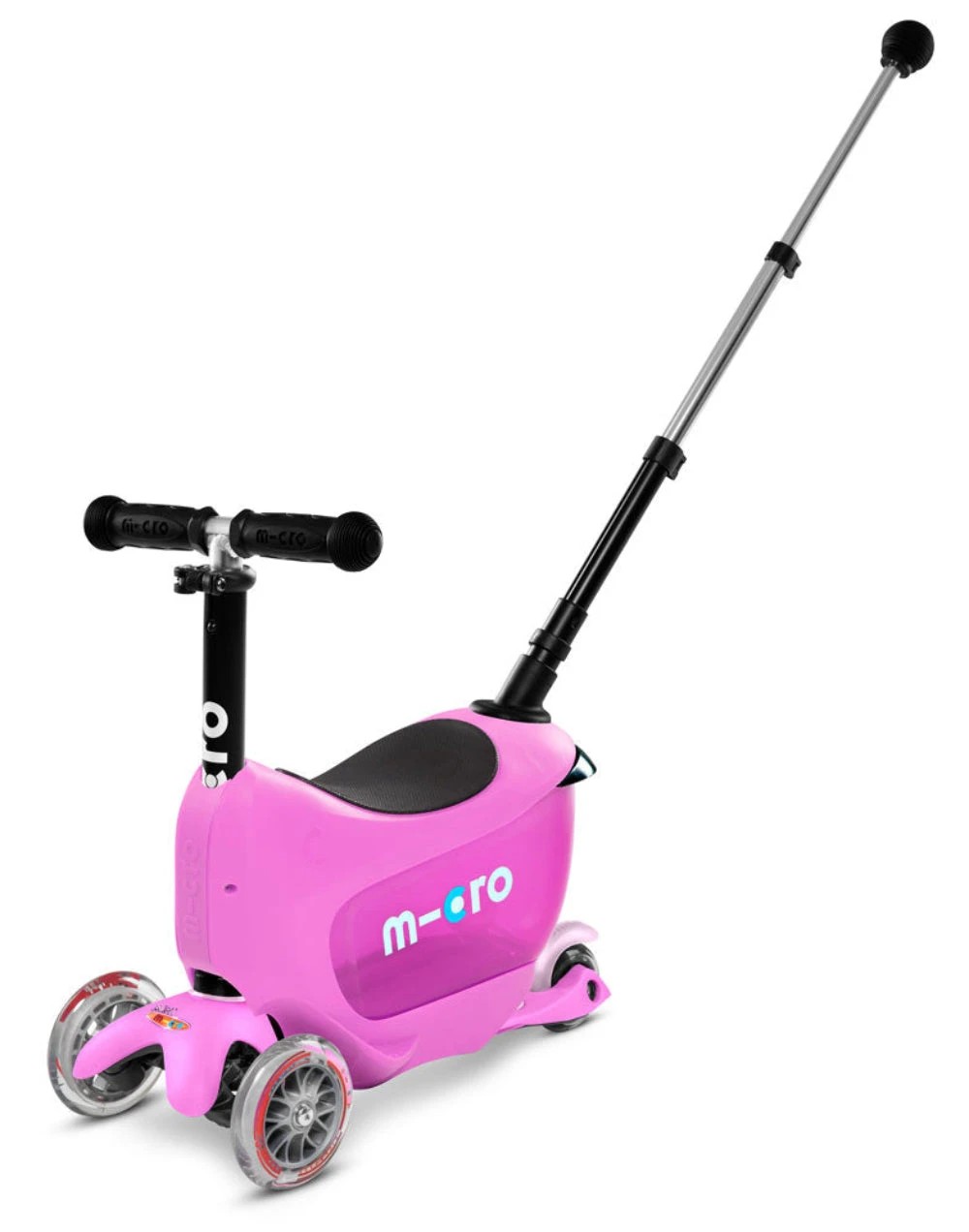 1 Micro Mini2Go Deluxe Plus 3 Wheel Scooter - Pink, 1 of 4