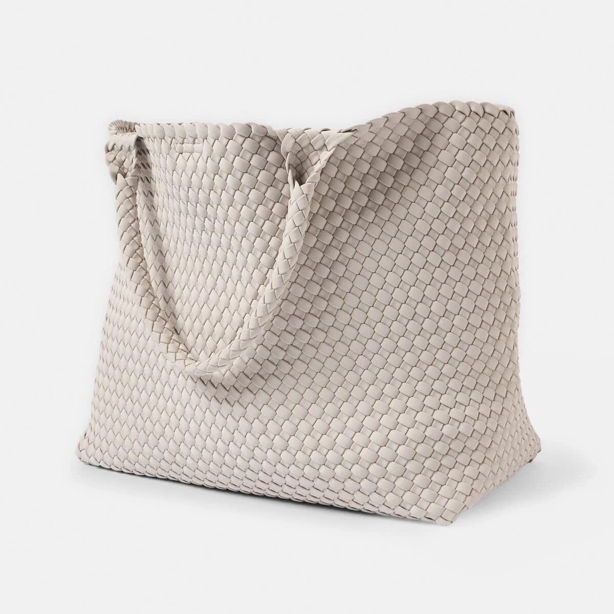 2 Weave Tote Bag SMOKEY TAUPE, 2 of 6