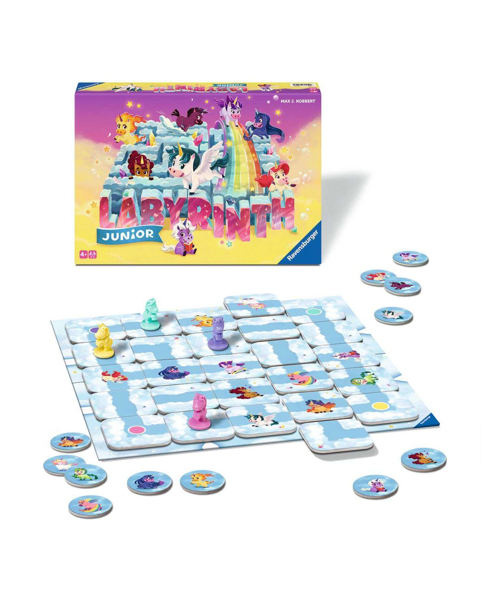 2 Ravensburger Labyrinth Junior Unicorns Board Game, 2 of 3