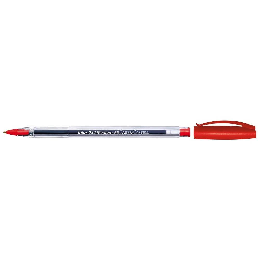 2 Faber-Castell Trilux Ballpoint Pens Red 50 Pack, 2 of 4