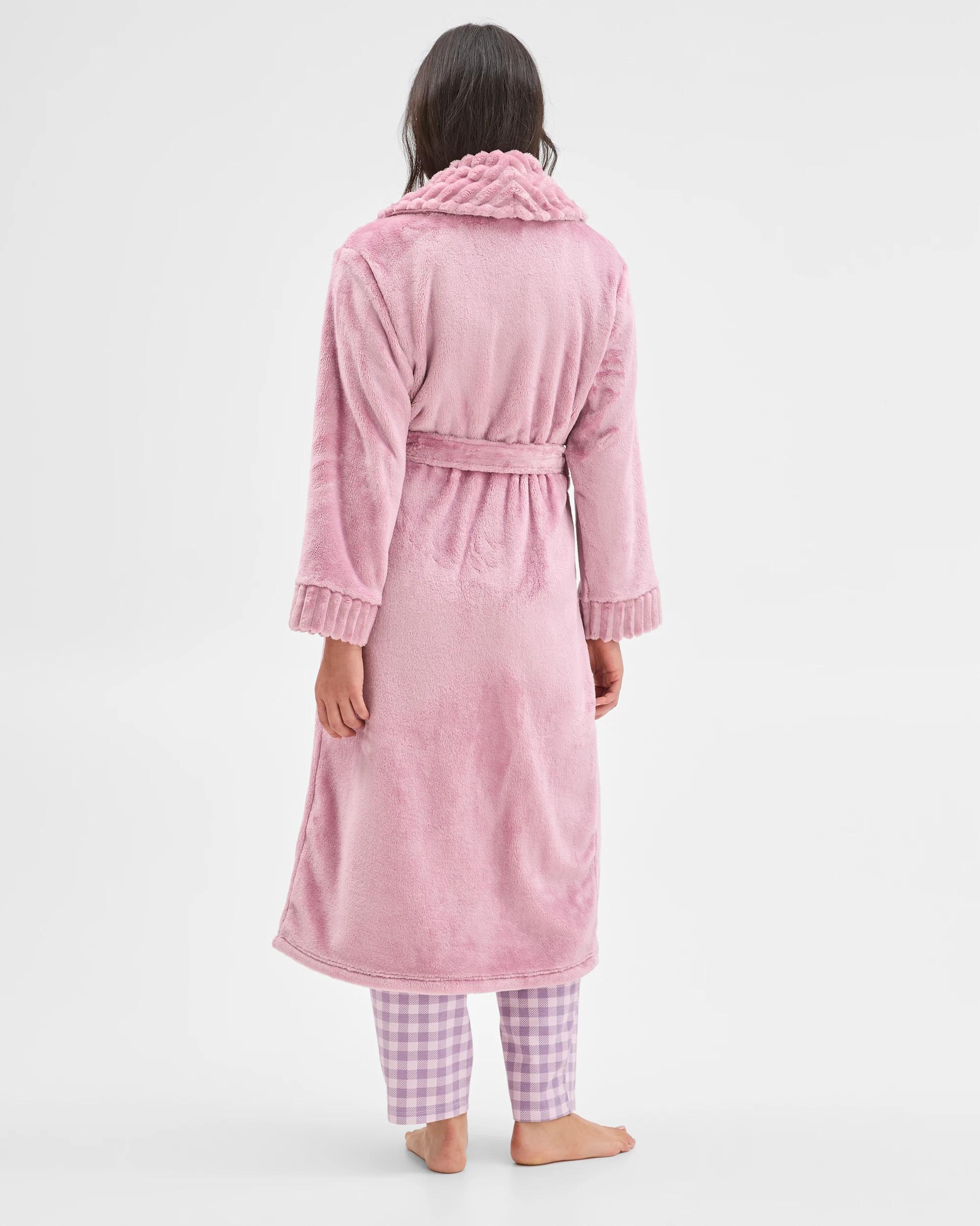 8 Target Woman Jacquard Stripe Sleep Robe PINK, 8 of 9