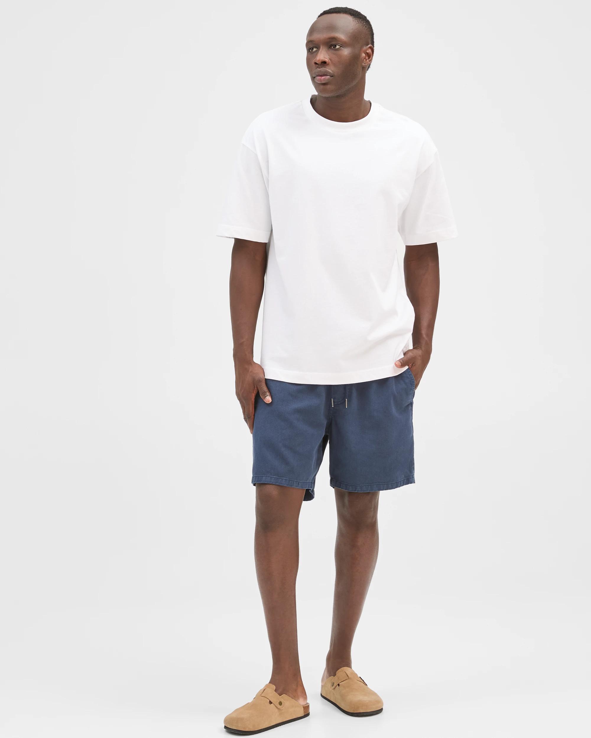 1 Commons Australian Cotton Twill Volley Shorts OMBRE BLUE, 1 of 6