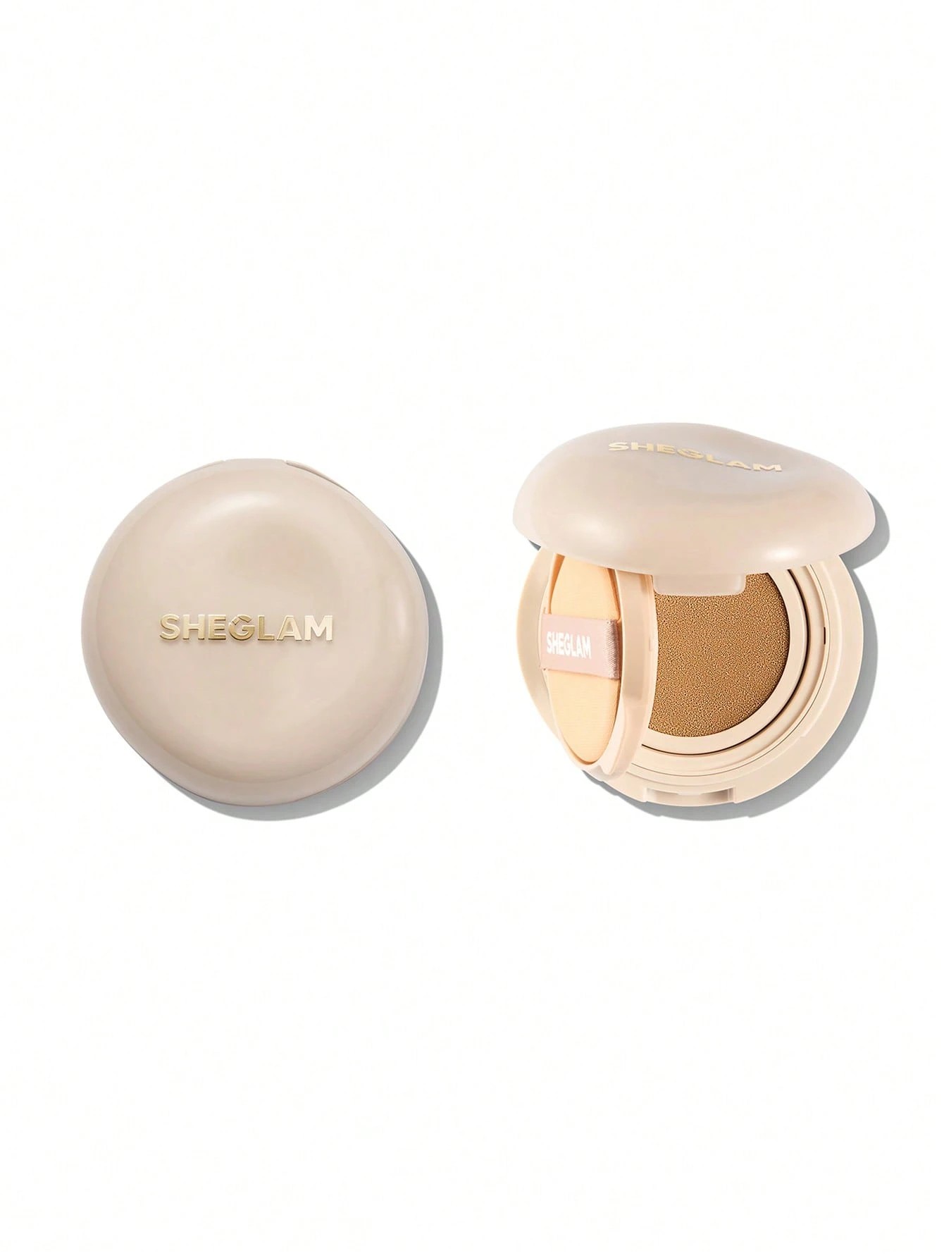 1 SHEGLAM Lock & Go Long-Lasting Cushion Foundation - Golden, 1 of 9