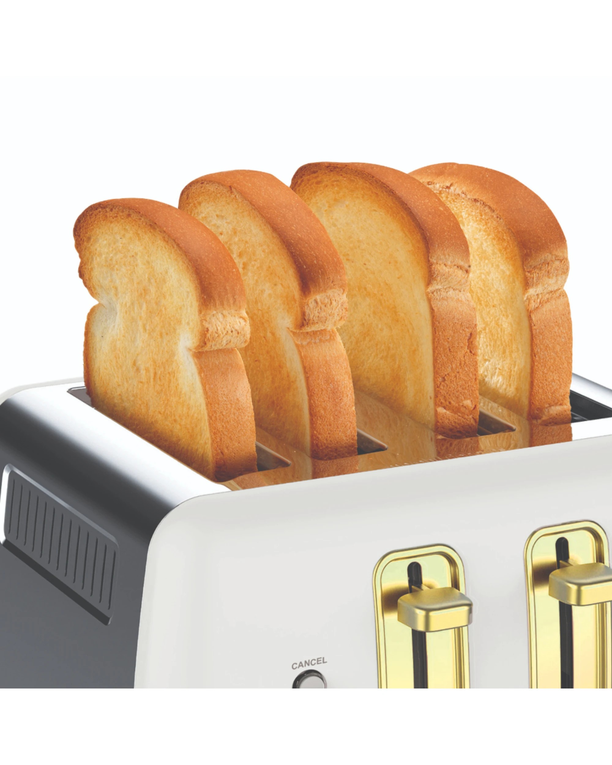 2 Morphy Richards Ascend 4 Slice Toaster - White, 2 of 3