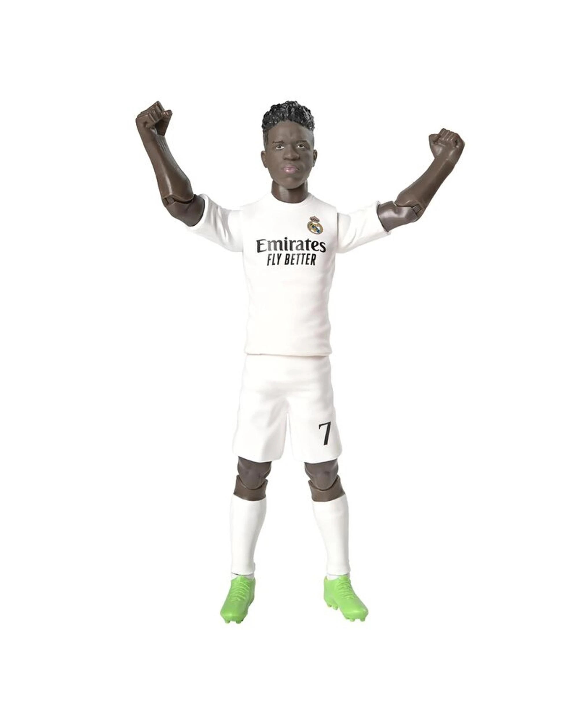 3 Banbo Soccer Real Madrid Collectible Vinicius Junior Action Figure, 3 of 5