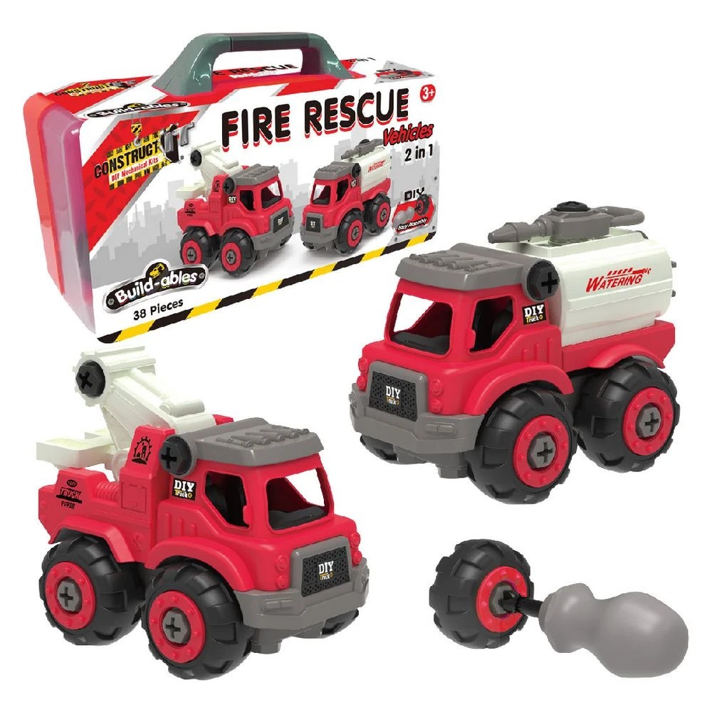 2 Construct It Build-ables 2-in-1 Fire Rescue Set, 2 of 6