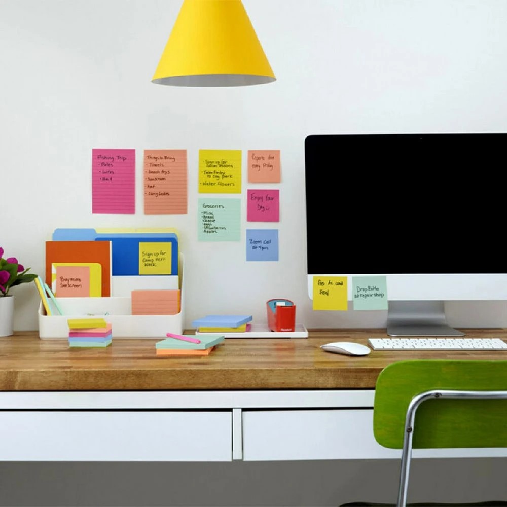 8 Post-it Super Sticky Notes 76 x 76 mm Summer Joy 5 Pack, 8 of 10