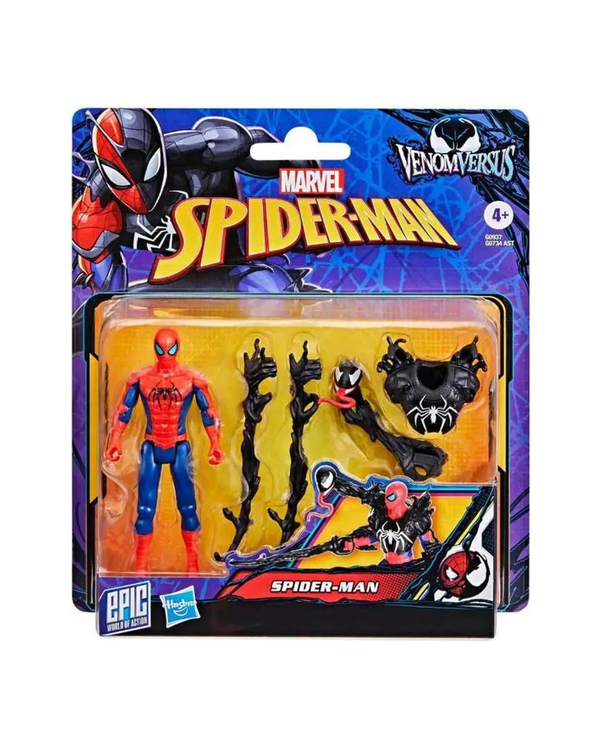 1 Marvel Spider-Man Venomversus Spider-Man 4 inch Deluxe Figure, 1 of 3