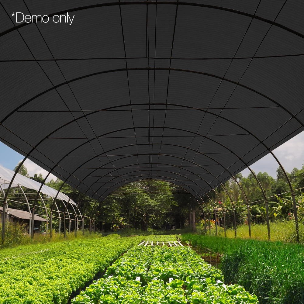 7 Instahut 90% Shade Cloth 1.83x20m Shadecloth Sail Heavy Duty - Black, 7 of 7