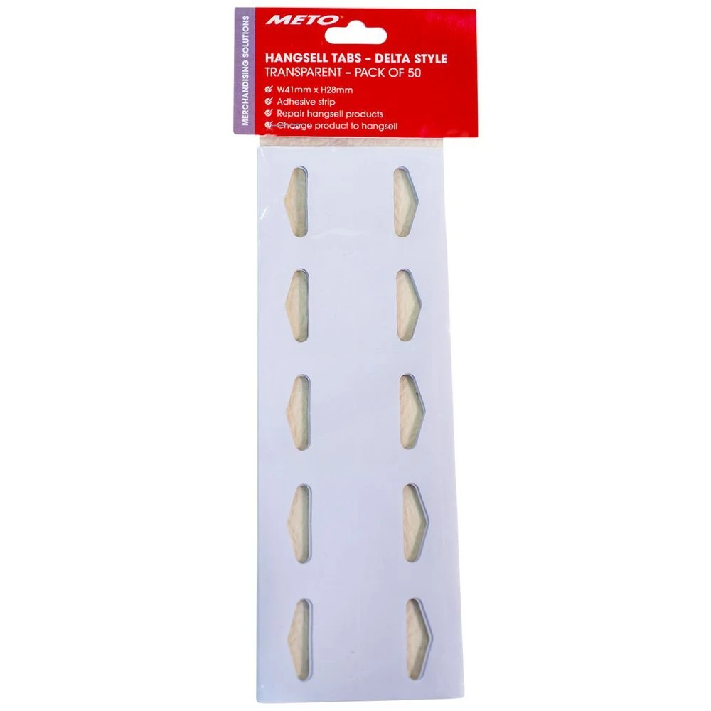 1 Checkpoint Meto Hangsell Tabs 41mm x 31mm 50 Pack, 1 of 2