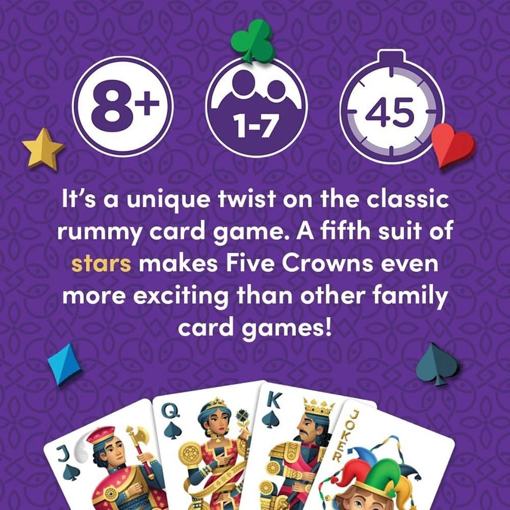 2 Five Crowns Card Game, 2 of 5