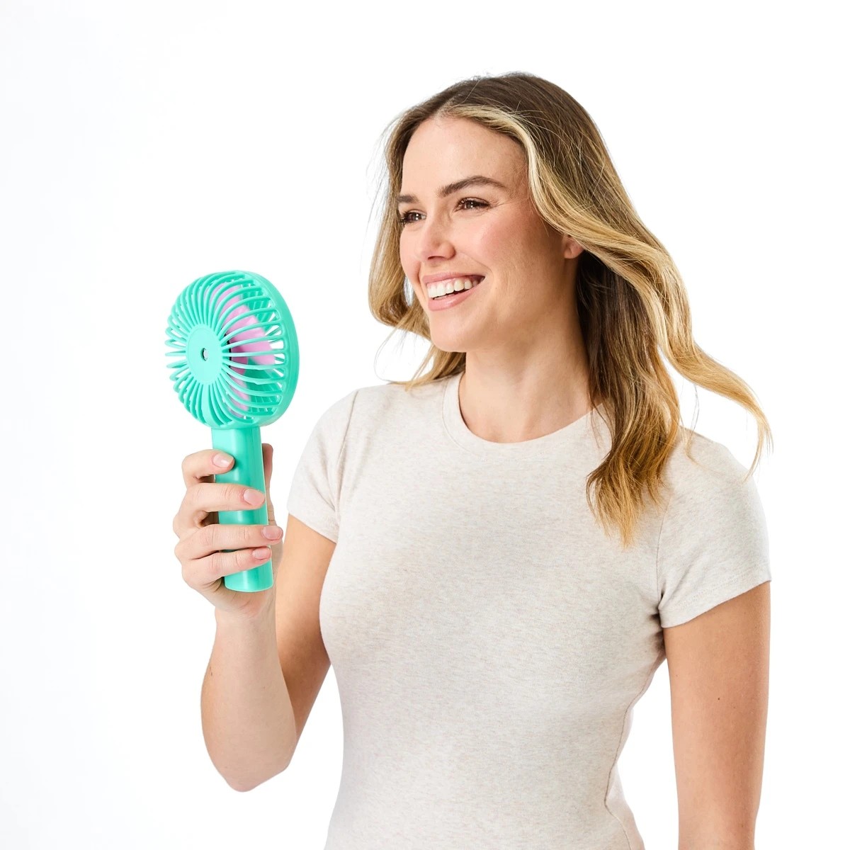 2 Handheld Fan - Green, 2 of 10