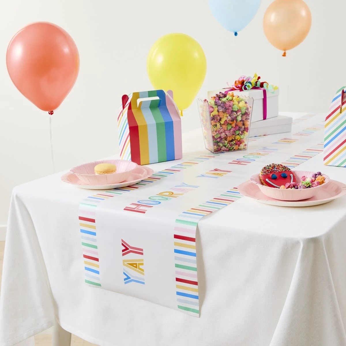 1 Bright Paper Table Runner, 1 of 6