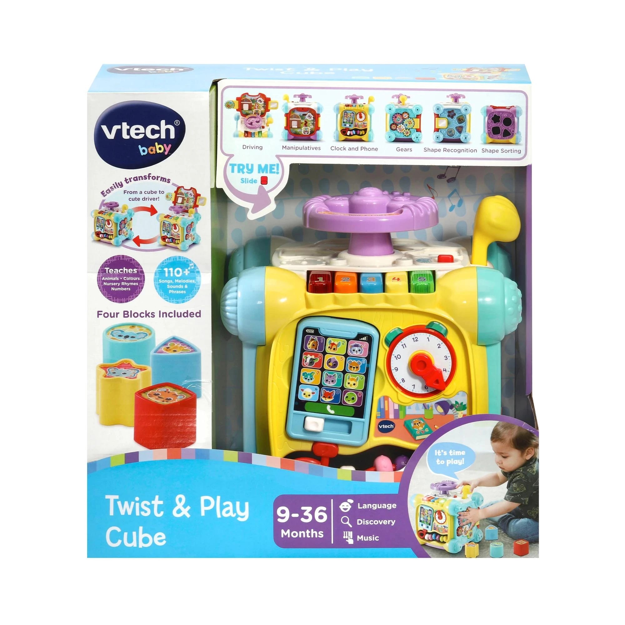 1 VTech Twist & Play Cube - Multi, 1 of 4