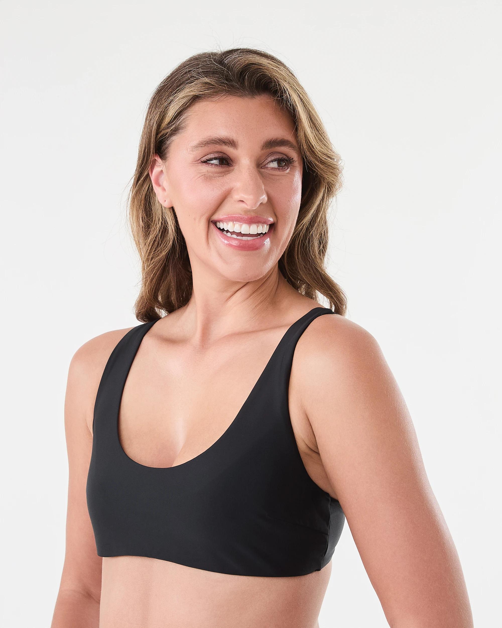 2 Sculpt and Support Bikini Top Black, 2 of 8