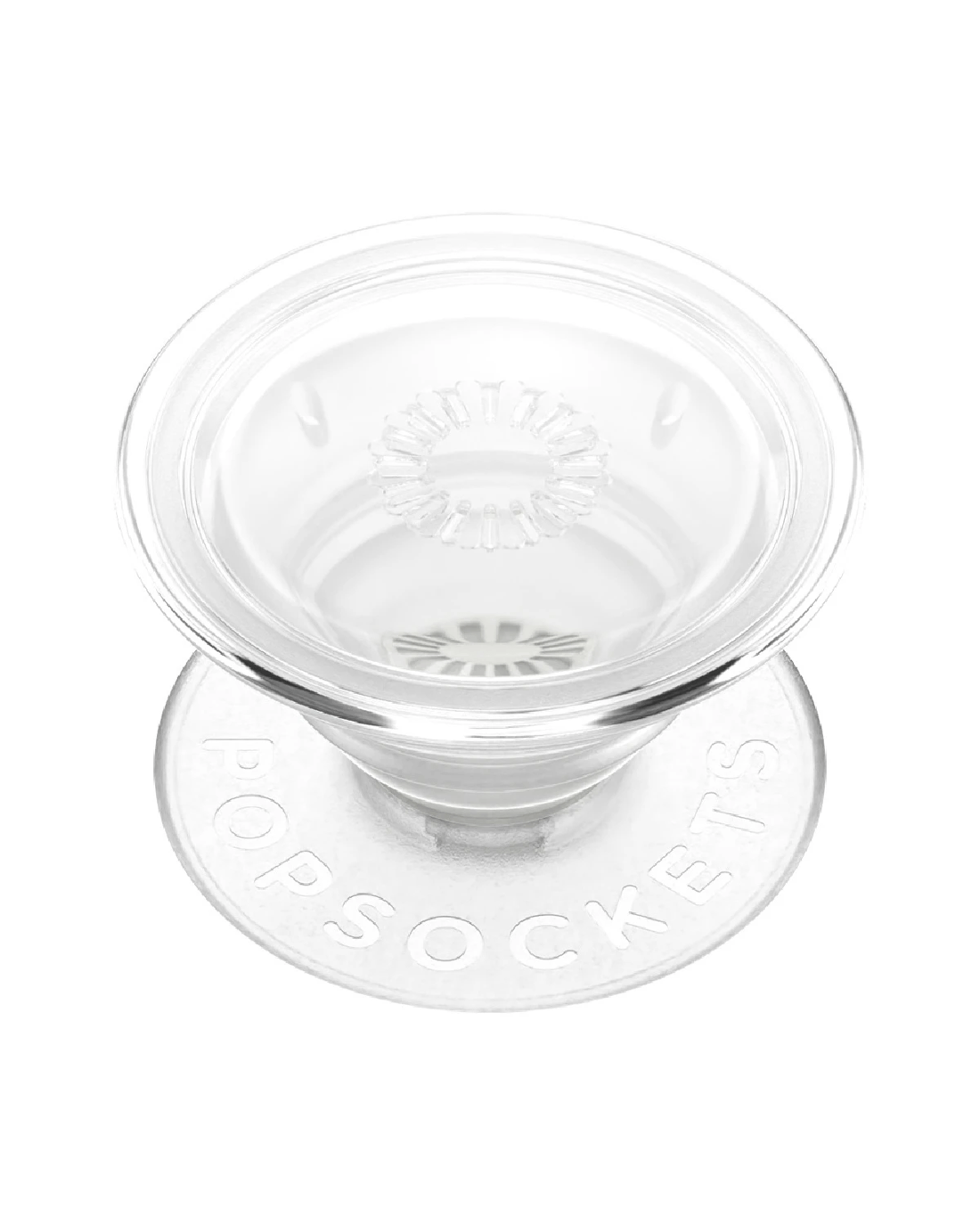 1 PopSockets PopGrip Swappable Phone Holder and Stand - Clear, 1 of 8