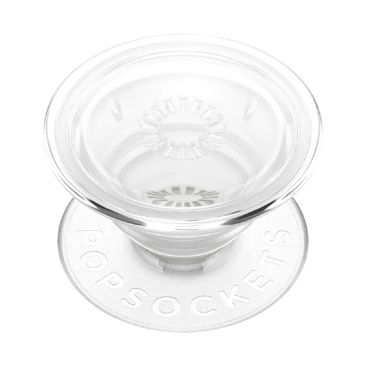 1 PopSockets PopGrip Swappable Phone Holder and Stand - Clear, 1 of 8