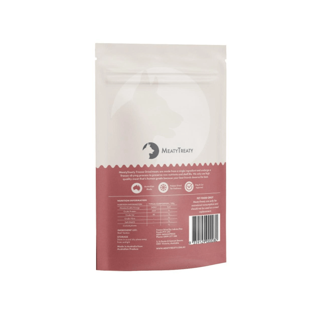 2 Meatytreaty Beef Tendon Freeze Dried Dog & Cat Treats 70g, 2 of 2